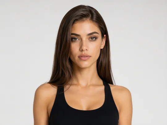 Daniela, AI casting model, face close-up