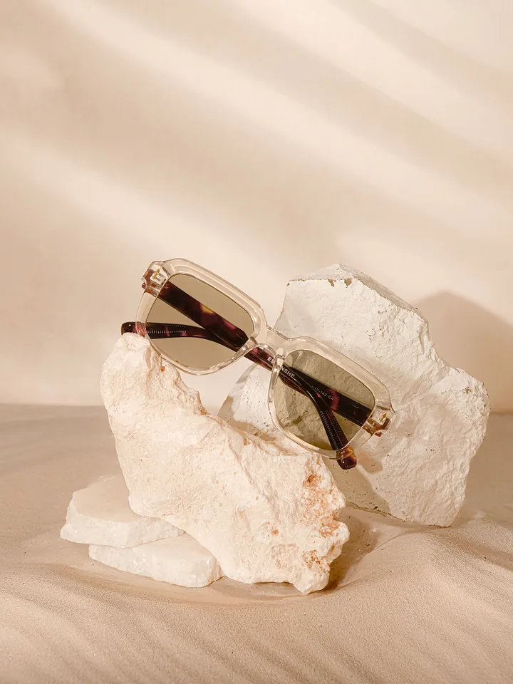 Shades on stone. Product image, retouching by Mohammed Yasin.