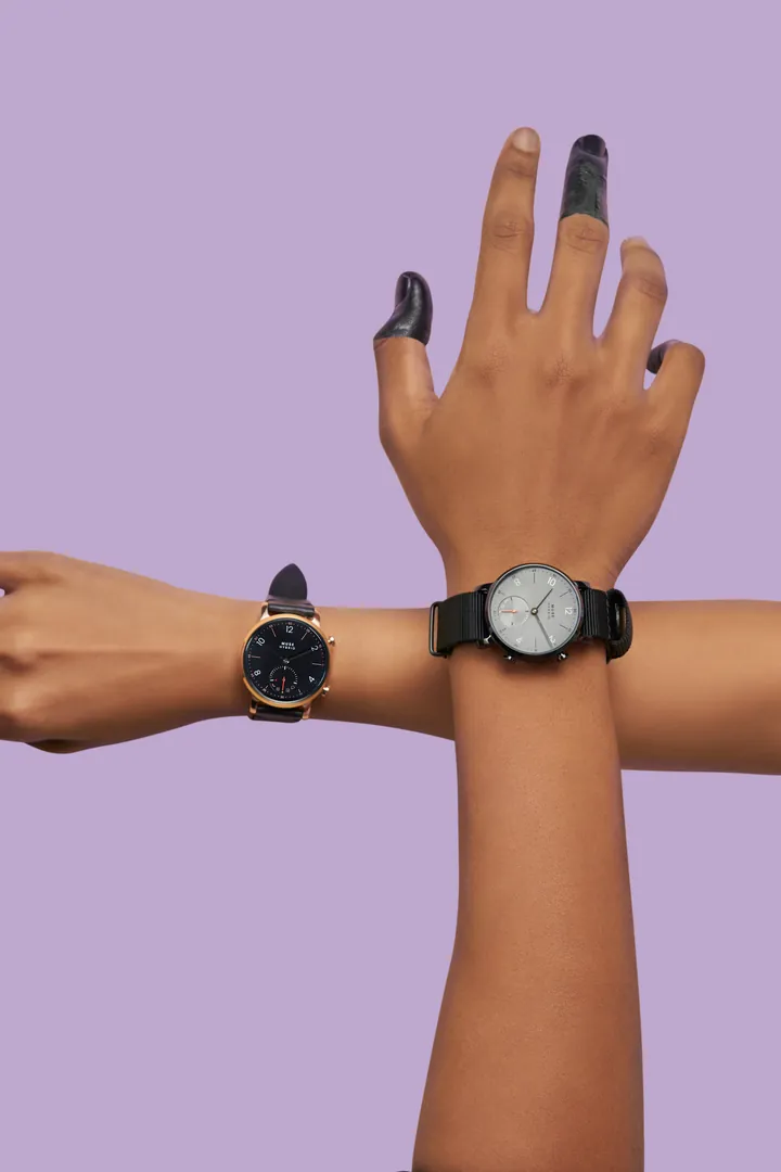 Two faces, one wrist. Product image, retouching by Mohammed Yasin.