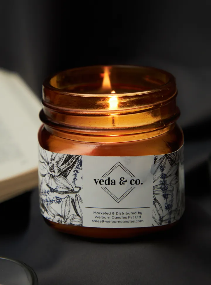 Home fragrance — Amber jar. Product image, retouching by Mohammed Yasin.